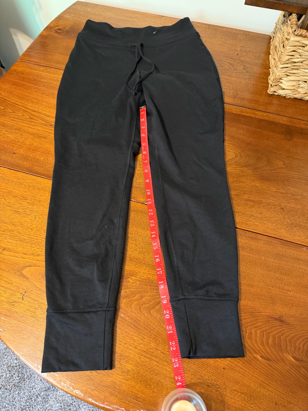 Old Navy Black Women's Leggings with Drawstring Waist